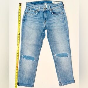 rag & bone Light Blue Boyfriend Jeans